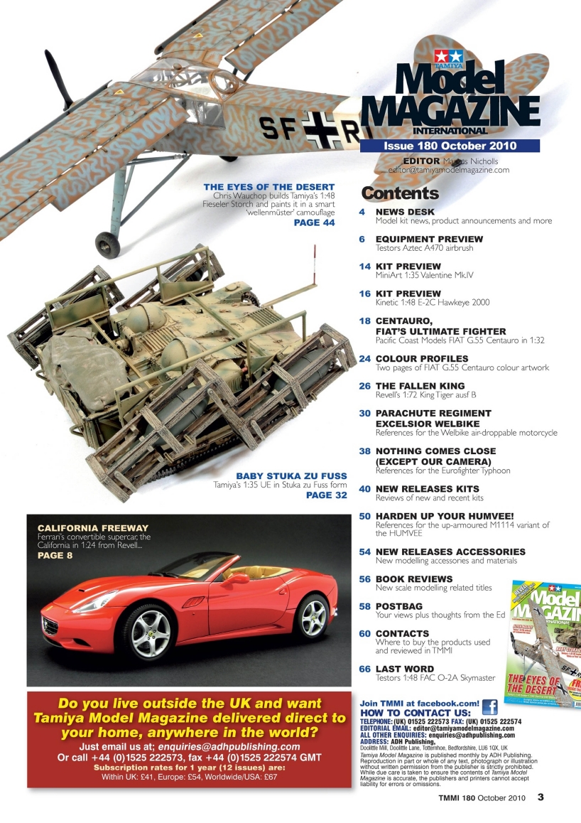 Tamiya Model Magazine 180 (2010-10)